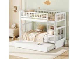 Cama Infantil Tração Arhatreya Branco (160x95x205cm)