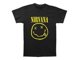 T-shirt De Mulher Zmdecqnb Nirvana Smile With Algodão Branco (l)