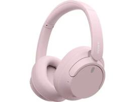 Auscultadores Bluetooth SONY WH-CH720NP (Over Ear - Microfone - Noise-Canceling - Rosa)