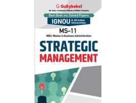 Livro Ms-11 Strategic Management De Deepak Tomar (inglês)
