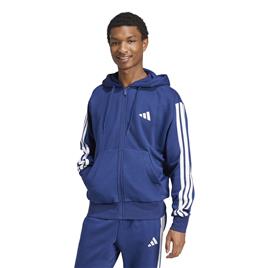 Casaco com fecho e capuz Essentiel 3 listas, Adidas Sportswear