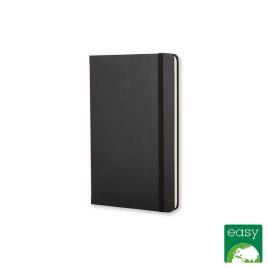 Bloco de Notas Classic Hard Cover, 21 x 13 cm, 120 Folhas, Pautado, Capa Dura em Cartão, Preto