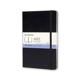 Bloco de Desenho Classic Hard Cover Art Collection, 21 x 13 cm, 52 Folhas, Liso, Capa Dura, Preto