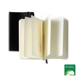 Bloco de Notas Classic Soft Cover, 21 x 13 cm, 96 Folhas, Pautado, Capa Soft, Preto