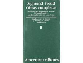 Livro O.C Freud 2 Estudios Sobre La Histeria de Sigmund Freud (Espanhol)