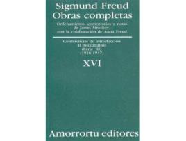 Livro O.C Freud 16 Conferencias De Introduccion Al Psico de Sigmund Freud (Espanhol)
