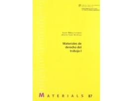 Livro Materiales De Derecho Del Trabajo I de Xavier Thibault Aranda (Espanhol)