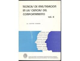 Livro Tecnicas De Investigacion En Las Ciencias Del Comportamiento de Juan Antonio Castro Posada (Espanhol)