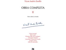 Livro Obra Completa Edició Critica 2 de Vicent Andres (Catalão)