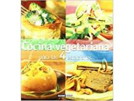 Livro Cocina Vegetariana Para Las Cuatro Estaciones de Mercedes Blasco (Espanhol)