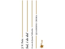 Livro Sol, I De Dol de J. V. Foix (Catalão)