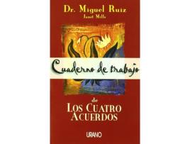 Livro Cuaderno De Trabajo De Los Cuatro Acuerdos de Miguel Ruiz (Espanhol)