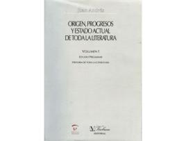 Livro Origen, Progresos Y Estado Actual De Toda La Literatura de Juan (1740-1817) Andres (Espanhol)