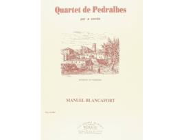 Livro Quartet De Pedralbes de Manuel Blancafort (Catalão)