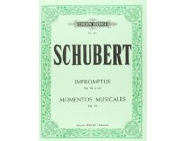 Livro Impromptus Op.90 Y Op.142. Momentos Musicales Op.94 de Franz Schubert (Espanhol)