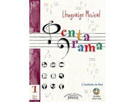 Livro Pentagrama Grau Mitjà 1 Llenguatge Musical de Josep Custodio De Alba (Catalão)