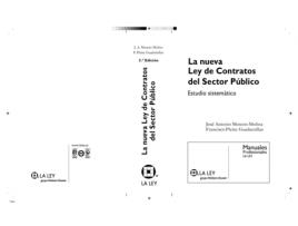 Livro La Nueva Ley De Contrato Del Sector Publico de Jose Antonio Moreno Molina (Espanhol)