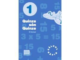 Livro Quinze Son Quinze 1 - Calcul Rapid de AaVv (Valenciano)