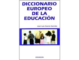 Livro Diccionario Europeo De La Educación de José Luis García Garrido (Espanhol)