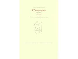 Livro Áel Ignorante de Philippe Jaccottet (Espanhol)