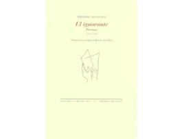 Livro Áel Ignorante de Philippe Jaccottet (Espanhol)