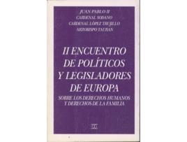 Livro Ii Encuentro De Politicos Y Legisladores De Europa de Juan Pablo Ii (Espanhol)