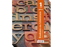 Livro Euskara Eta Literatura 1ºdbh Trimestral de Vários Autores (Basco)