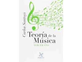 Livro Teoría De La Música: Tercer Año de Santoys, Carlos (Espanhol)