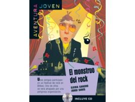 Livro El Monstruo Del Rock Serie Aventura Joven Libro + Cd de Elvira Sancho (Espanhol)