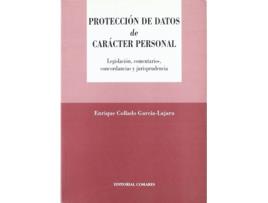 Livro Proteccion Datos De Caracter Personal de Enrique Collado Garcia-Lajara (Espanhol)