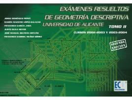 Livro Exámenes Resueltos De Geometría Descriptiva de Jorge Domenech Roma (Espanhol)