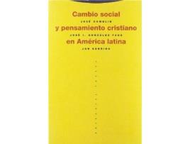 Livro Cambio Social Y Pensamiento Cristiano de Comblin (Espanhol)
