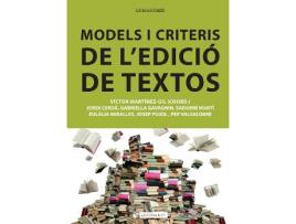 Livro Models I Criteris De LEdició De Textos de VVAA (Catalão)