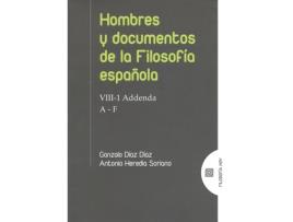 Livro Hombres Y Documentos De Filosofia Española de Gonzalo Díaz Díaz (Espanhol)