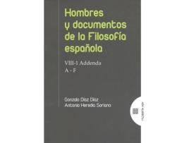 Livro Hombres Y Documentos De Filosofia Española de Gonzalo Díaz Díaz (Espanhol)