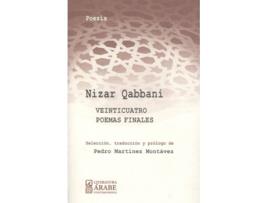 Livro Veinticuatro Poemas Finales de Nizar Qabbani (Espanhol)