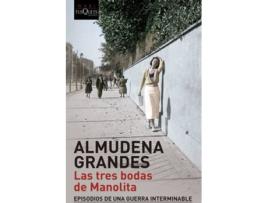 Livro Las Tres Bodas De Manolita de Almudena Grandes (Espanhol)