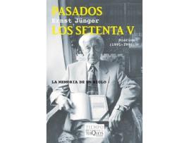 Livro Pasados Los Setenta V de Ernst Junger (Espanhol)