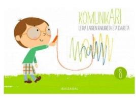 Livro Koadernoak Komunikari 8 de VVAA (Basco)