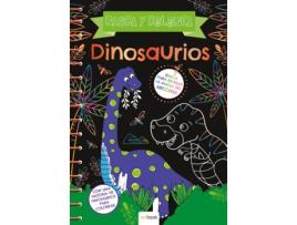 Livro Rasca Y Colorea Dinosaurios de VVAA (Espanhol)