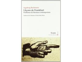 Livro Lliçons De Frankfurt de Ingeborg Bachmann (Catalán)