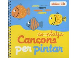 Livro Cançons De Platja Per Pintar de Montse Roig Ayuso (Catalão)