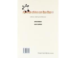 Livro Aprende Chino Con Bao Bao Profesor de Anna Porras (Mandarim)