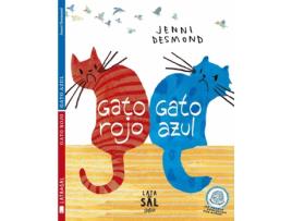 Livro Gato Rojo, Gato Azul de Jenni Desmond (Espanhol)