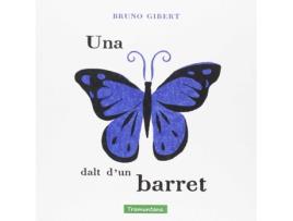 Livro Una Papallona Dalt D´Un Barret de Bruno Gibert (Catalão)  