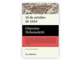 Livro 16 De Octubre De 1943 de Giacomo Debenedetti (Espanhol)