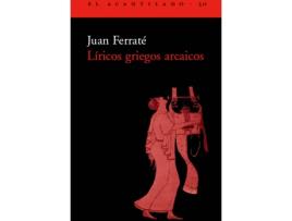 Livro Líricos Griegos Arcaicos de Joan Ferraté (Espanhol)