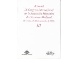 Livro Vol. Iii.Actas Del Ix Congreso Internacional De La Asociació de Pampín Mercedes (Espanhol)