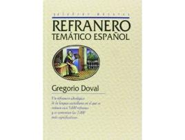 Livro Refranero Temático Español de Gregorio Doval (Espanhol)