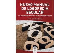 Livro Nuevo Manual De Logopedia Escolar de José Luis Gallego Ortega (Espanhol)